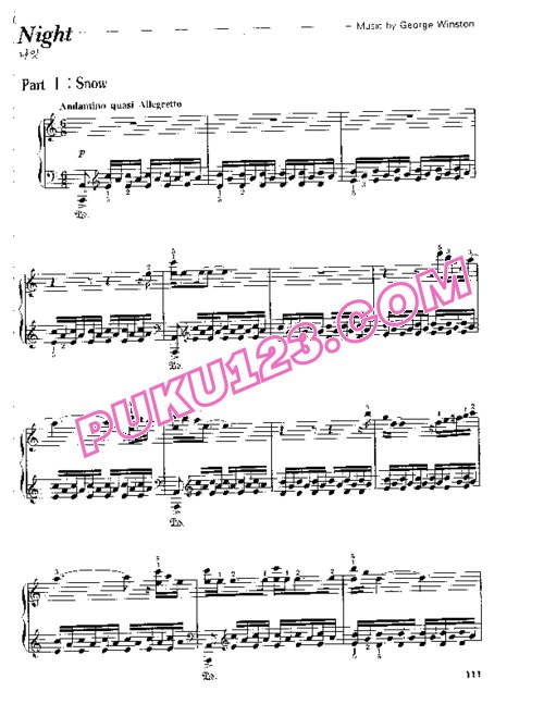 天天钢琴网-免费下载乔治温斯顿 George Winston《四季精选 Piano Solos》钢琴独奏谱