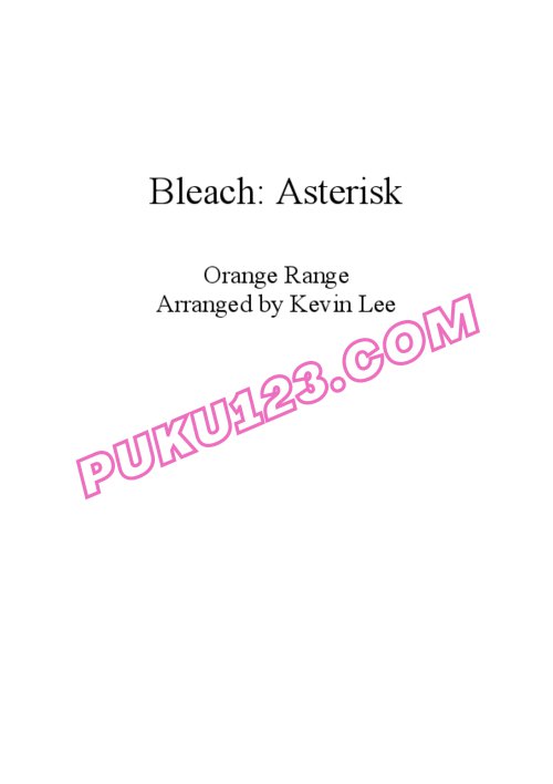 天天钢琴网-免费下载bleach-asterisk