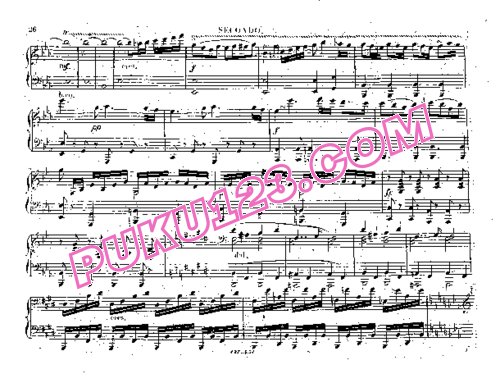 天天钢琴网-免费下载Czerny - First Décaméron Musical Op.111 - 4 Hands