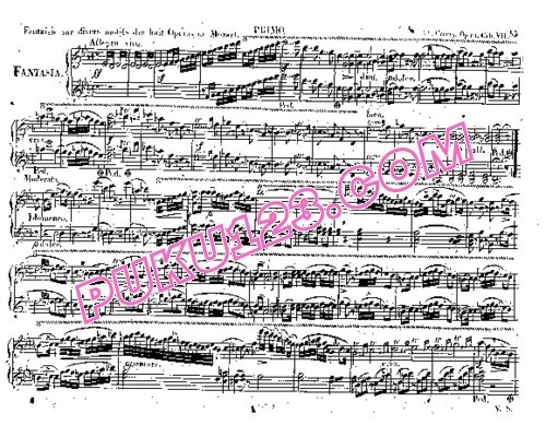 天天钢琴网-免费下载Czerny - First Décaméron Musical Op.111 - 4 Hands