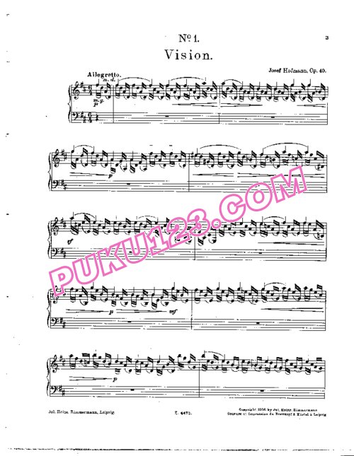 天天钢琴网-免费下载Hofmann - Charakterskizzen Op.40