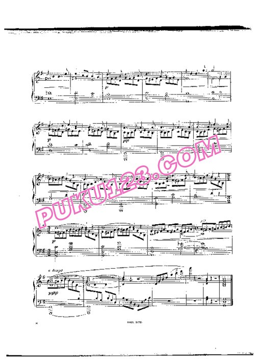 天天钢琴网-免费下载Rubinstein - 12 Miniatures from Miscellenies Op.93 Book.9