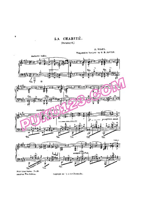 天天钢琴网-免费下载Liszt_-_Rossini - Deux_Transcriptions_No.2_La_Charite S.553-2 李斯特改编钢琴独奏版