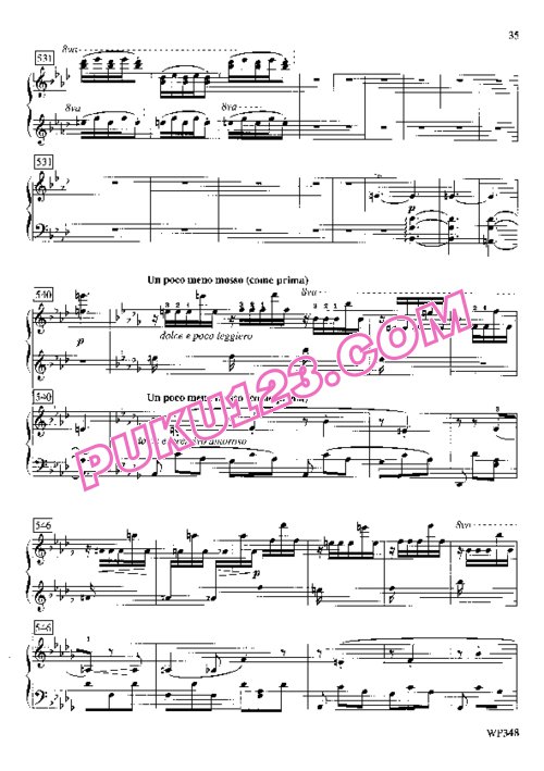 天天钢琴网-免费下载Liszt - Mephisto Waltz No.1 S.514 - 2 Pianos 《第一梅菲斯特圆舞曲》双钢琴版