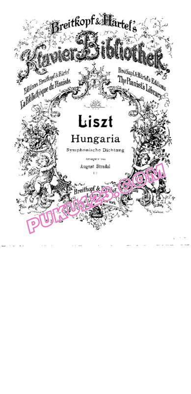 天天钢琴网-免费下载Liszt - Stradal - Symphonic Poem No.9, Hungaria S.103 - Solo Piano 斯特拉达尔改编钢琴独奏版