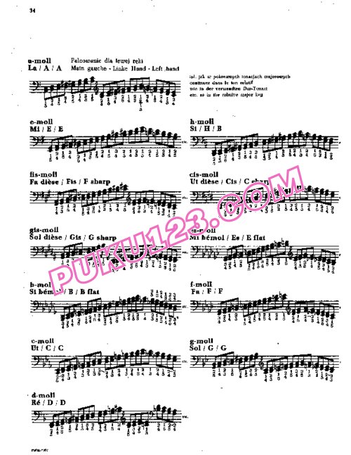 天天钢琴网-免费下载Moszkowski - School of Double Notes Op.64