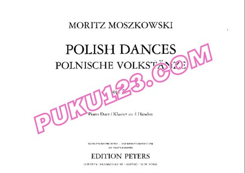 天天钢琴网-免费下载Moszkowski - Quattro Danze Polacche Op.55 - 4 Hands 四手联弹